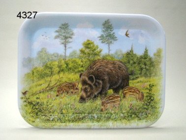 Wild zwijn dienblad, middel