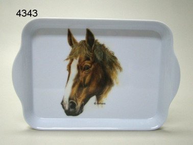 Paard warmbloed dienblad klein