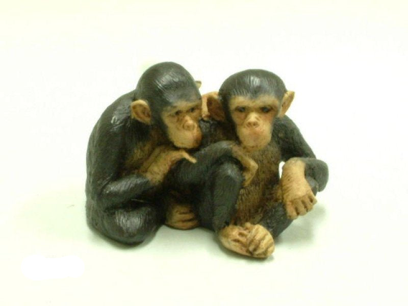 Chimpansee beeldje, 7 cm
