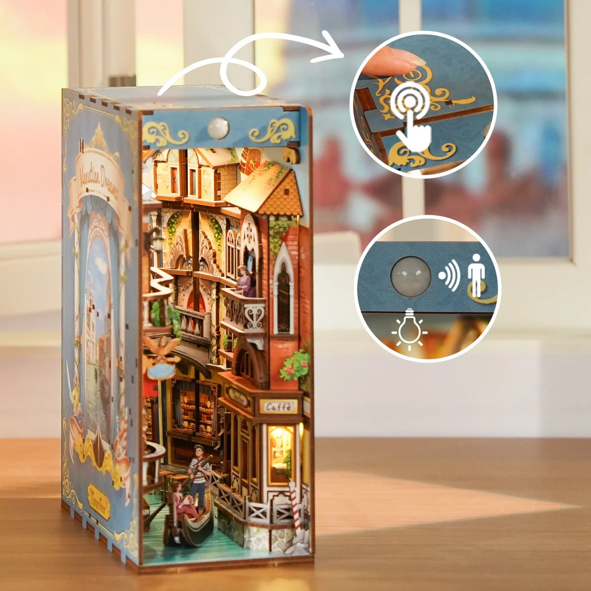 DIY book nook Venetian dreams, 24,5 cm