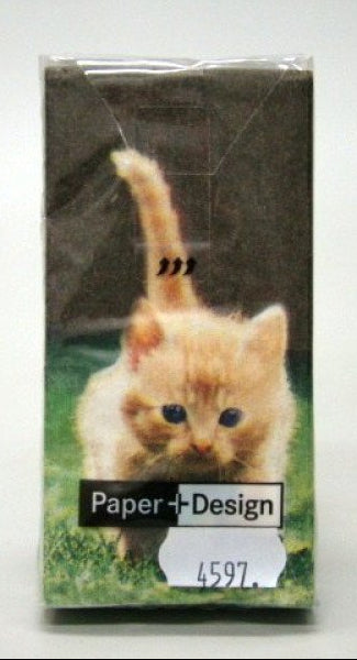 Kitten papieren zakdoekjes, 10 stuks