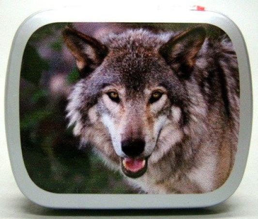 Wolfportret, blikje met pepermunt, 14 gram