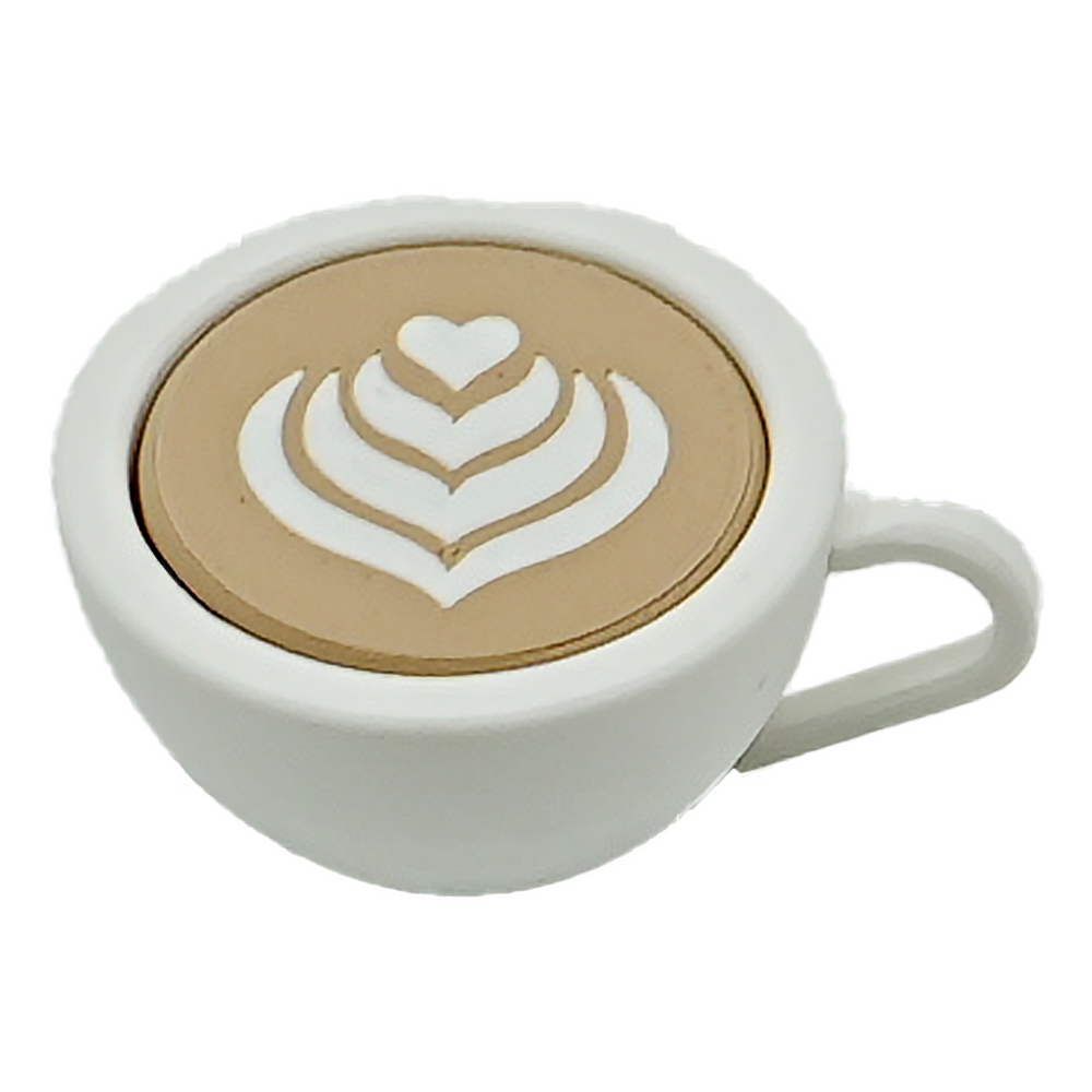 Koffiekopje clicker sleutelhanger
