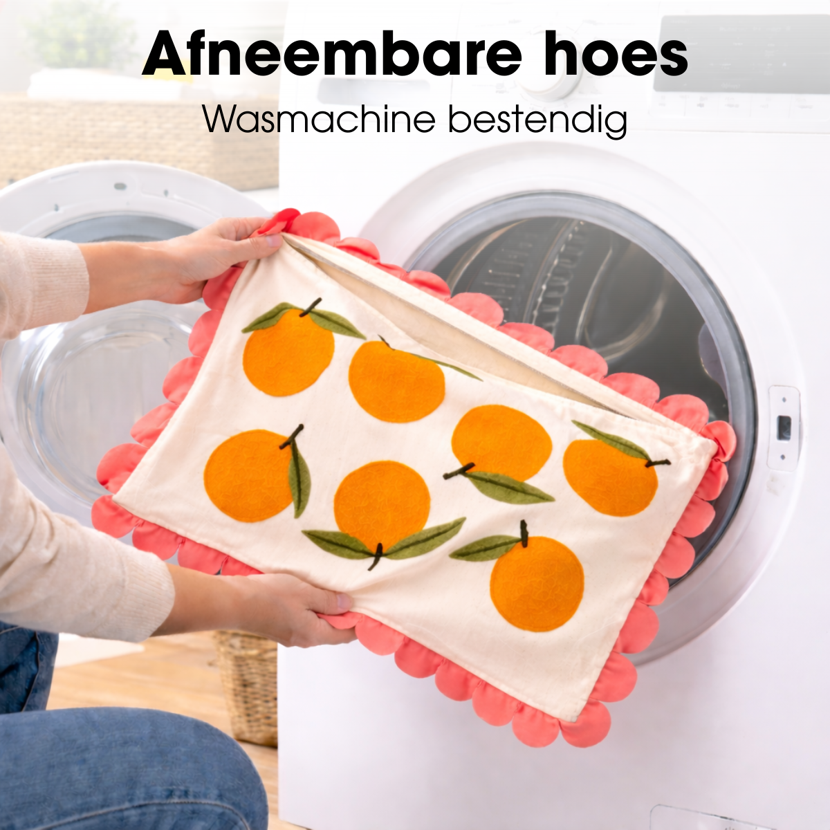 Mica Decorations Sierkussen – Fruitmotief (65 x 45 cm)