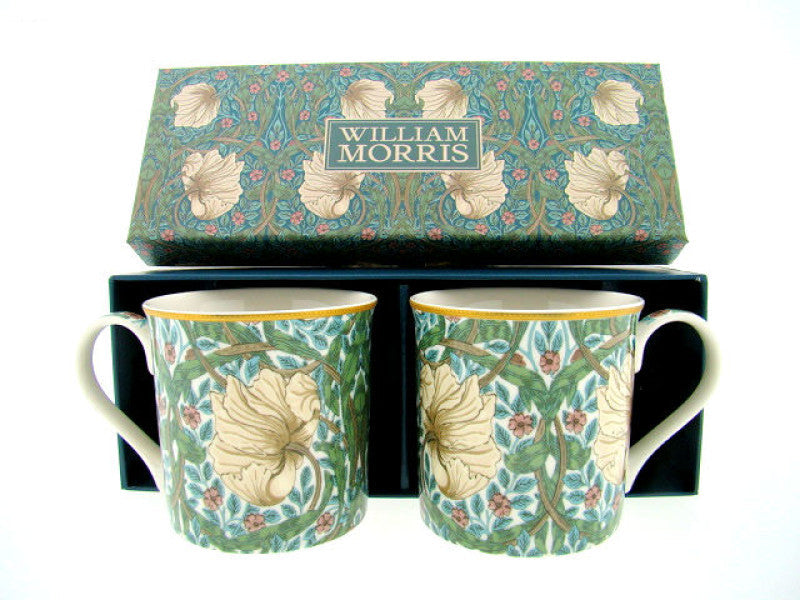 Pimpernel mokkenset, William Morris, 2 stuks, 300 ml