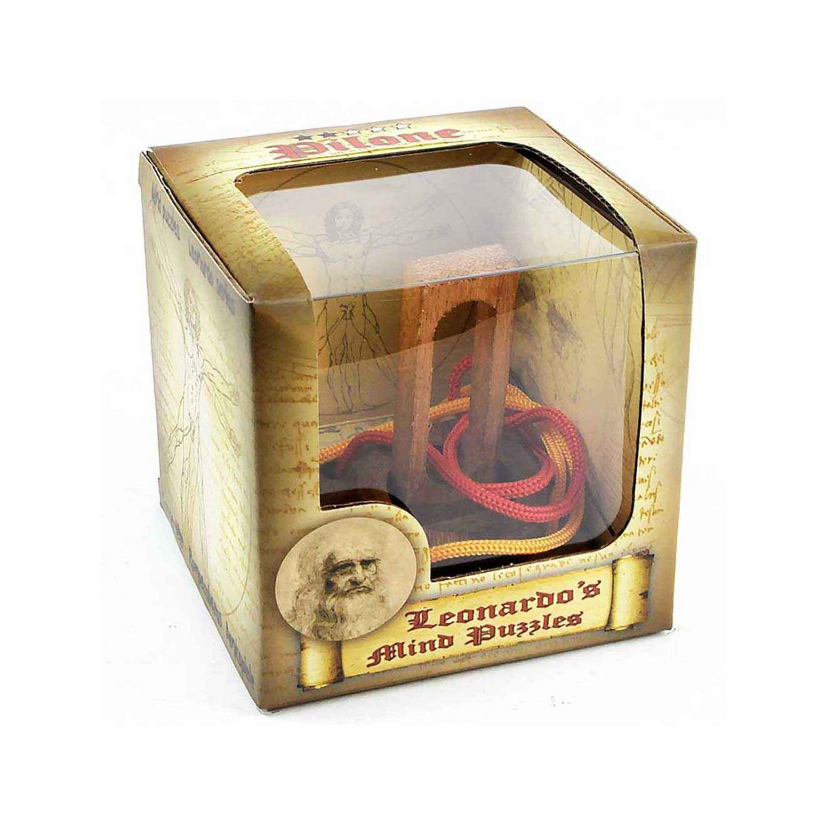 Houten breinbreker Pillar, 8 cm