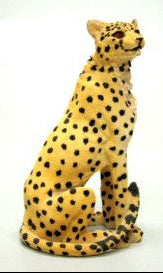 Cheetah beeld zittend, 11,5 cm