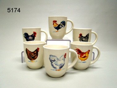 Kip cartoon mok klein