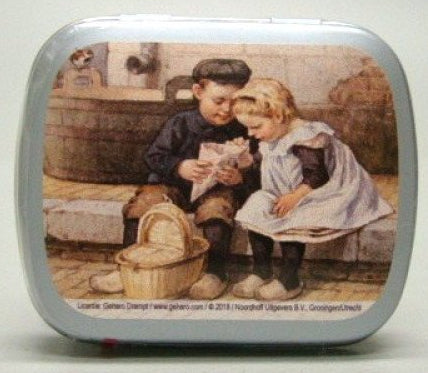 Ot en Sien, suiker halen, blikje met pepermunt, 14 gram