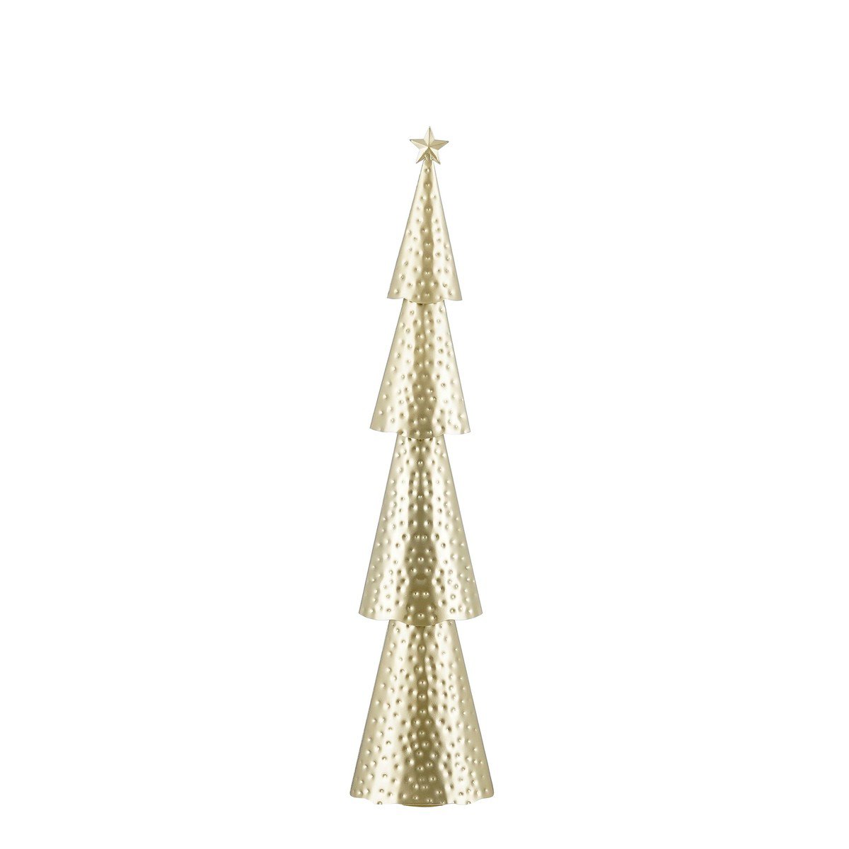 Goudkleurige kerstboom, 14,5 × 8 × 68 cm
