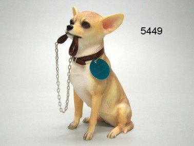 Chihuahua met riem, 18 cm