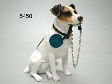 Jack Russel met riem, 15 cm
