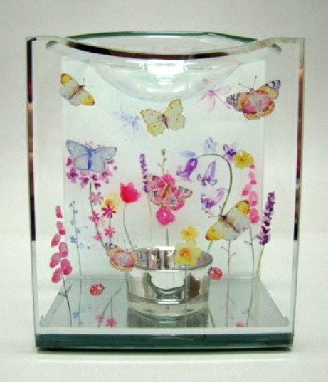 Vlinders oliewarmer, 12 x 9 x 15 cm