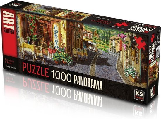 Ristorante Il Paiolo panorama legpuzzel, 1000 stukjes