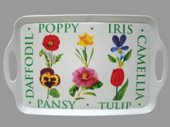 Flower garden dienblad, 50 x 30 cm