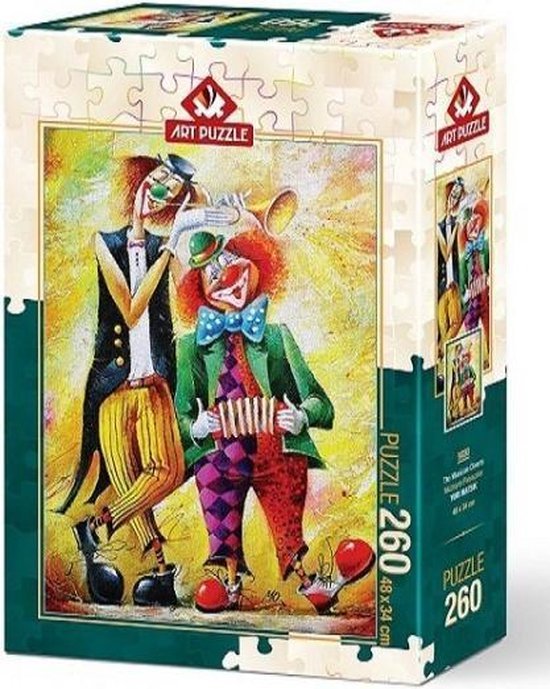 The musician clowns legpuzzel, 260 stukjes