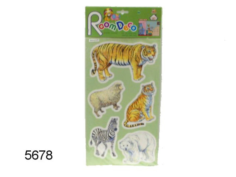 Wilde dieren deco stickers