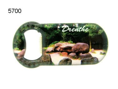 Drenthe hunebed flesopener met magneet