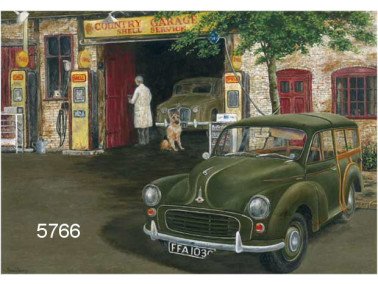 Morris traveller wenskaart, 14 x 20 cm