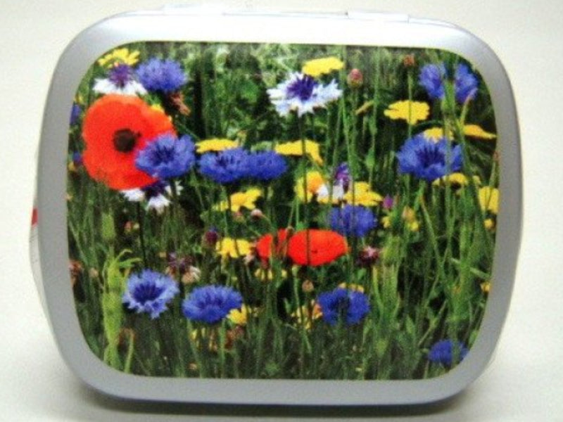 Veldbloemen, blikje met pepermunt, 14 gram