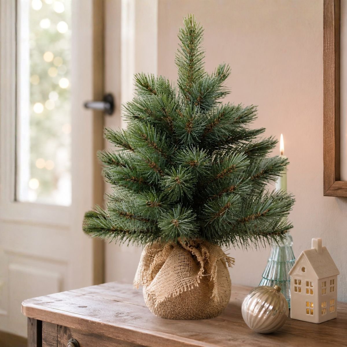 Kunstkerstboom Forest frosted Groen