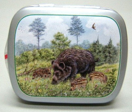 Wild zwijn, blikje met pepermunt, 14 gram