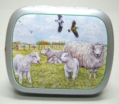 Schaap, blikje met pepermunt, 14 gram