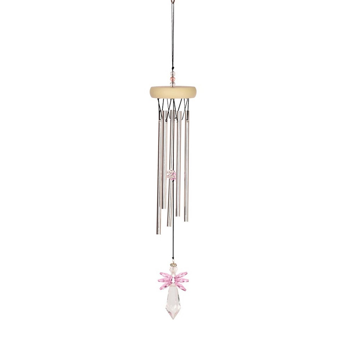 Windgong Nature’s Melody Gem Tunes met Crystal Angel Pink 46 cm