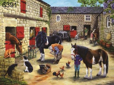 Farrier's Visit legpuzzel, 500 stukjes