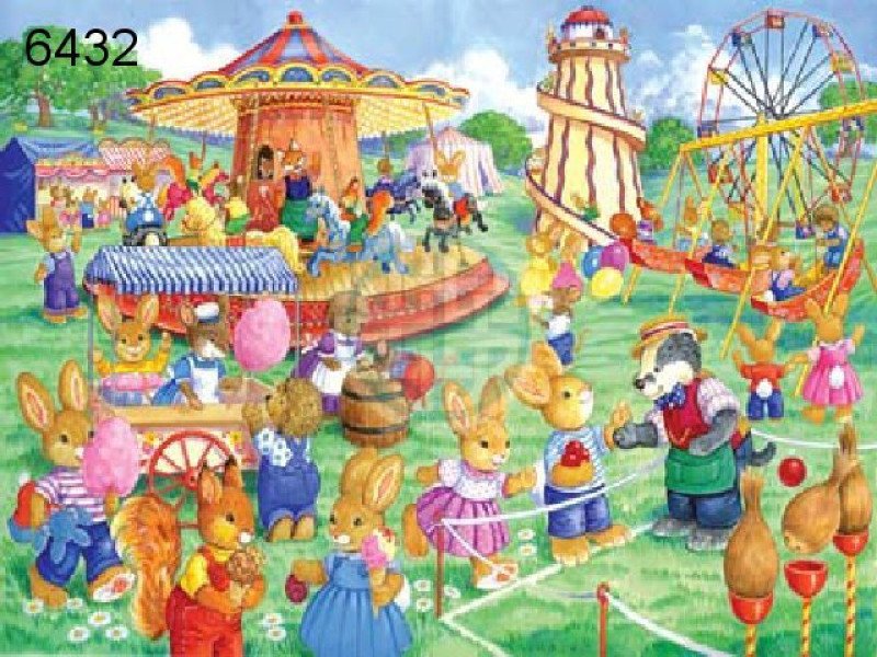 Funfair games legpuzzel, 80 stukjes
