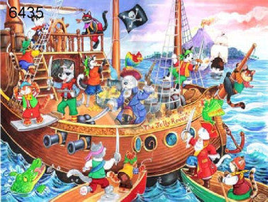 Pirates ahoy legpuzzel, 80 stukjes
