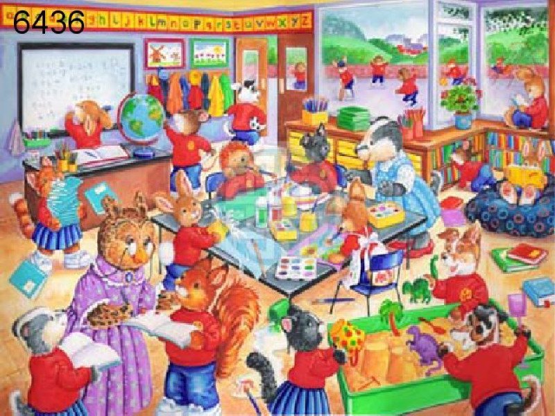 School days legpuzzel, 80 stukjes