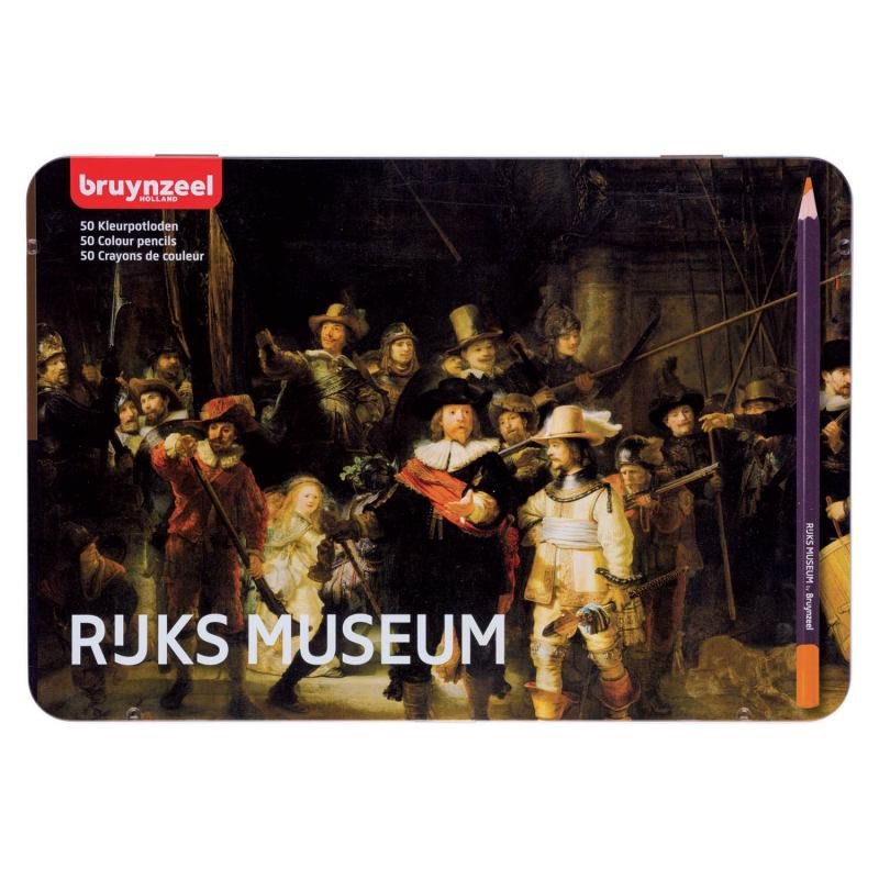 Kleurpotloden 50 kleuren in blik, De Nachtwacht van Rembrandt