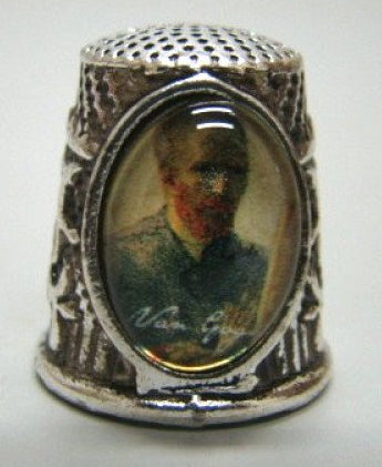 Vincent van Gogh zelfportret vingerhoedje, 2,5 cm
