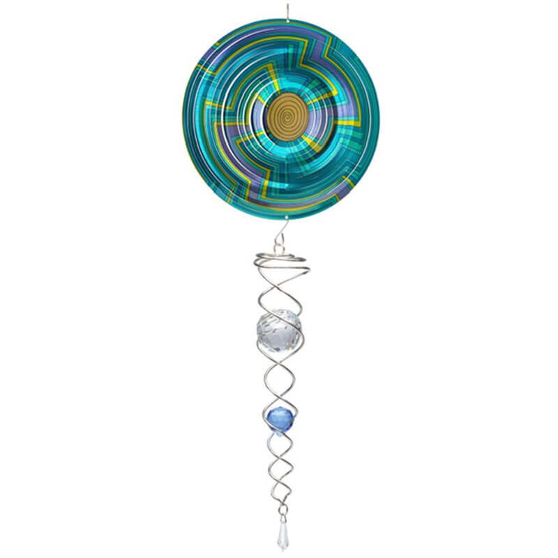 Zonvanger Spin Art Mandala Swirl Artist Crystal Tail 60 cm
