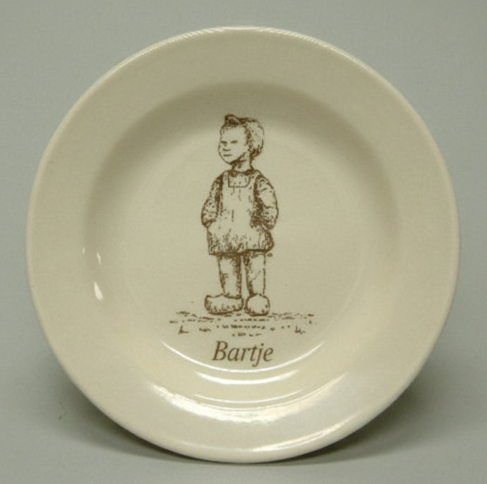 Bartje onderzetter porselein, 8 cm