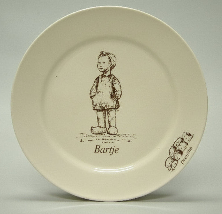 Bartje gebaksbord aardewerk, 17 cm