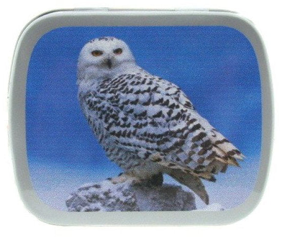 Sneeuwuil, blikje met pepermunt, 14 gram