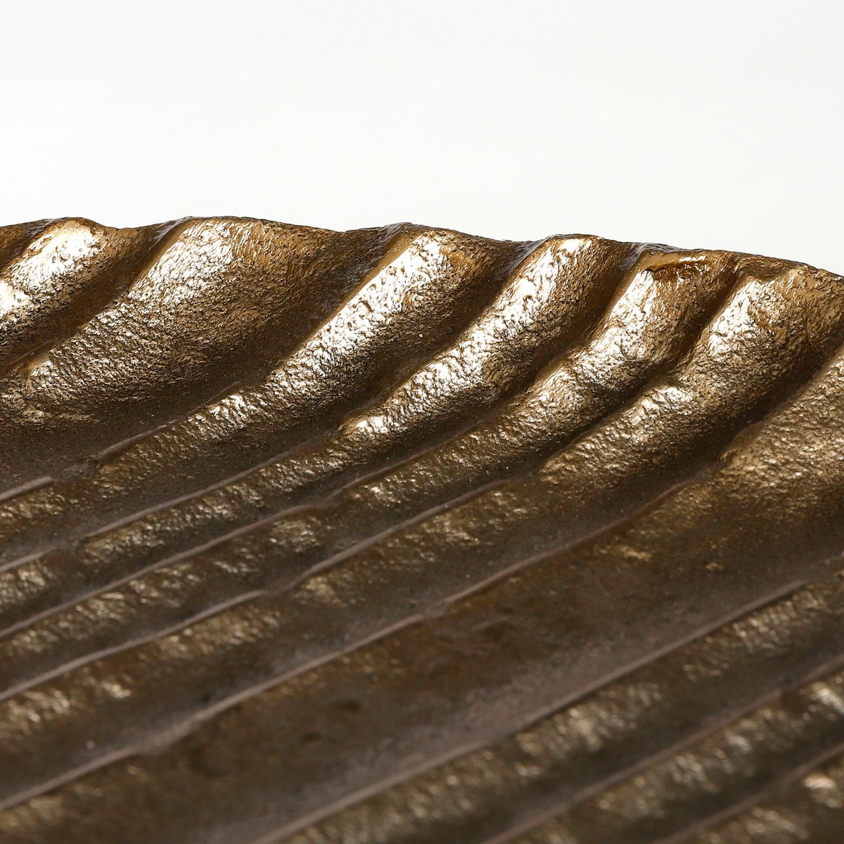 Calabria decoratief bord, aluminium, goud, Ø 27 cm