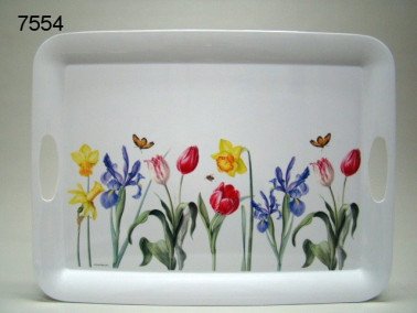 Cottage garden dienblad, 48 x 28 cm