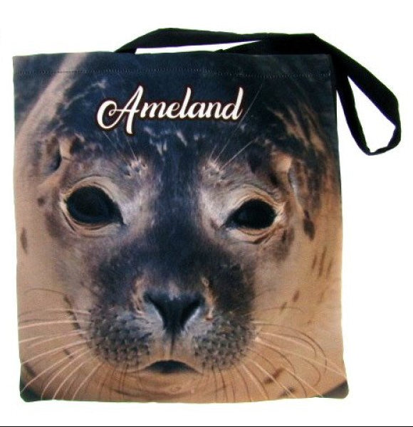 Ameland tas met zeehond, 35 cm breed