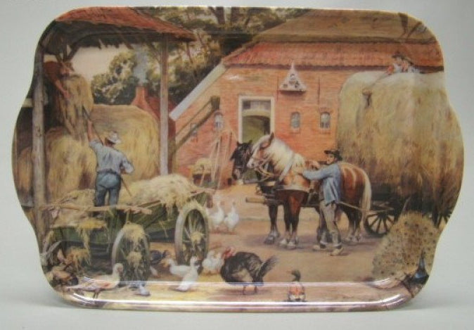 Ot en Sien dienblad de laatste hooivracht, 21 x 15 cm