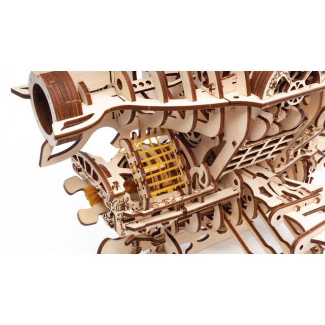 3D mechanische houten puzzel pirate airship Skylord 37,7 × 37,1 × 25,5 cm – 388 stukjes