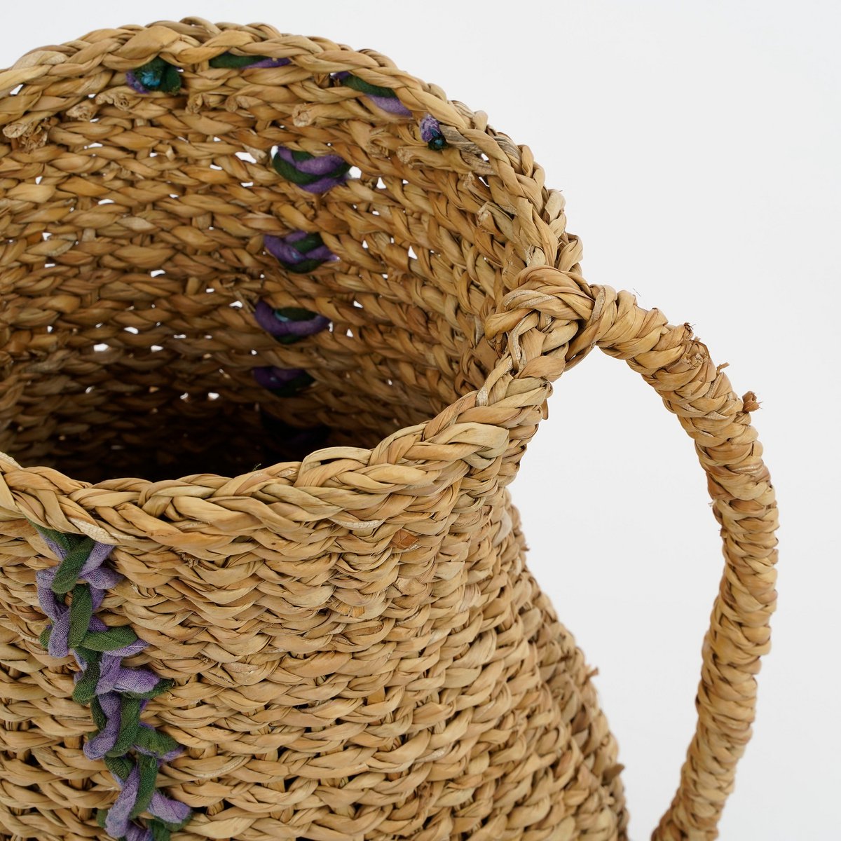 Cambridge decoratieve vaas, zeegras, groen en paars, 35 × Ø 23 cm
