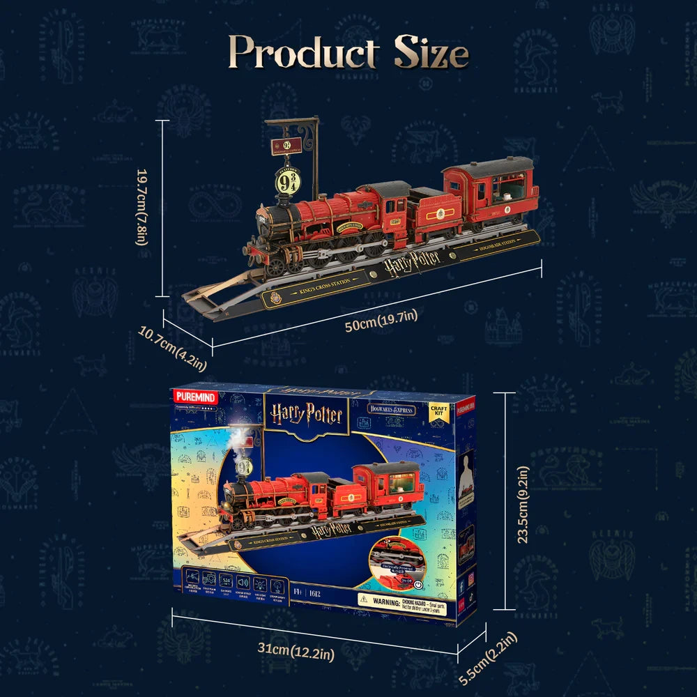 Harry Potter Hogwarts Express bouwset, 50 x 10,7 x 19,7 cm