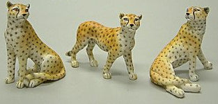 Cheetah beeldje, 6 cm assorti
