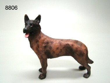 Hollandse herdershond, 14 x 13 cm