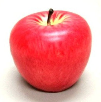 Appel kaars rood, 5 cm