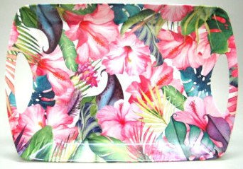 Tropical paradise dienblad, 45 x 30 cm