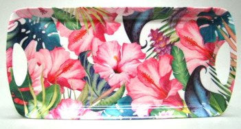 Tropical paradise dienblad, 40 x 20 cm